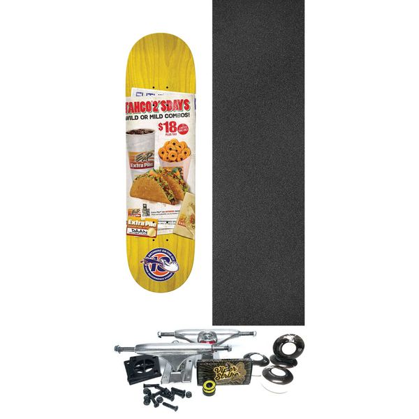 Anti Hero Skateboards Daan Van Der Linden Artifical Ingredients Skateboard Deck - 8.38" x 32.25" - Complete Skateboard Bundle